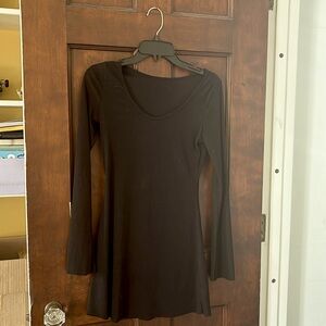 Elegant Black Long Sleeve Dress